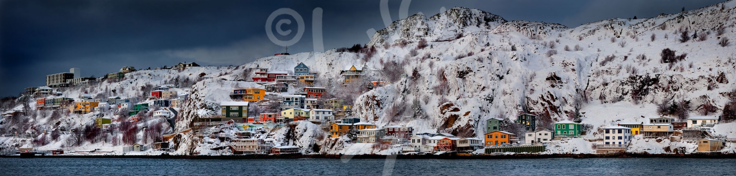 The Battery in the Winter Panorama